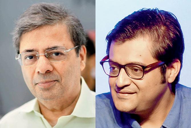 Pranay Gupte and Arnab Goswami