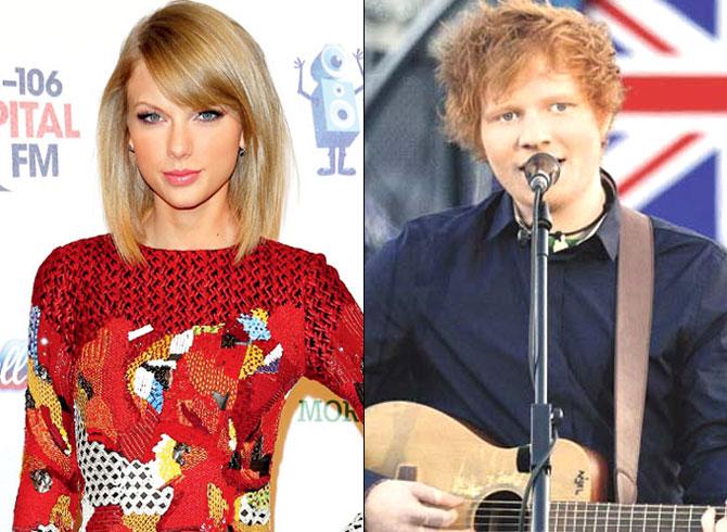 Taylor Swift and ED Sheeran