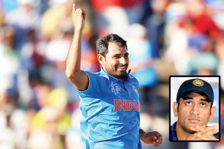MS Dhoni not giving up on Mohammed Shami