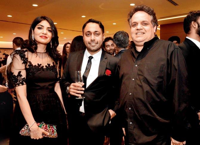 Khushboo and Sukhbir Bagga with Sandeep Khosla