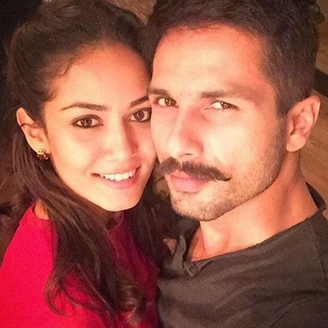Shahid Kapoor shares first selfie with wife Mira Rajput after birth of baby girl Misha