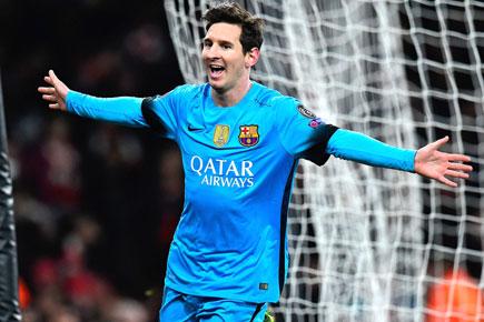 CL: Lionel Messi brace helps Barcelona sink Arsenal in first-leg