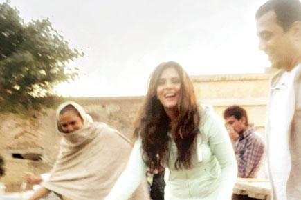 Richa Chadha shoots for 'Sarbjit' in rural Punjab