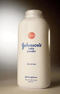Johnson & Johnson baby powder. Pic/GettyImages