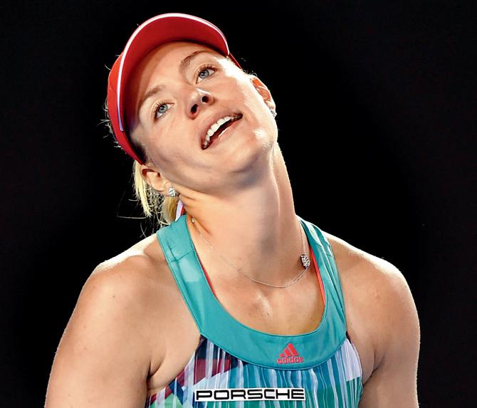 Beaten: Reigning Australian Open champion Angelique Kerber of Germany had received a first-round bye in the tournament