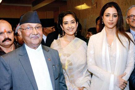 Bollywood celebs meet Nepal Prime Minister in Mumbai