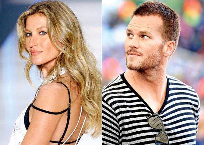 Gisele Bundchen walks the ramp in Sao Paulo,  Brazil last year (Pic/Getty Images) and  National Football League star Tom Brady