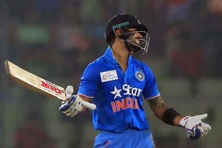 Asia Cup: Virat Kohli fined for showing dissent at umpire's decision
