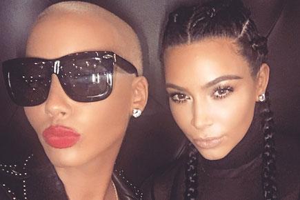 Kim Kardashian clicks selfie with Amber Rose