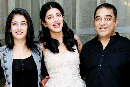 Shruti Haasan celebrates birthday with father Kamal Haasan and sister Akshara