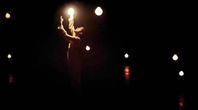 Aakash Odedra at an earlier performance