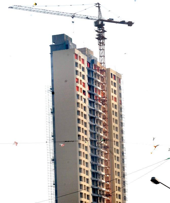 The controversial Adarsh housing society. File pics