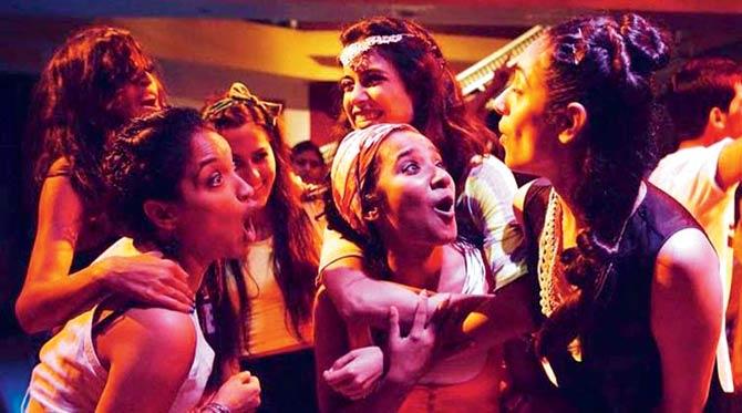 A scene from Angry Indian Goddesses