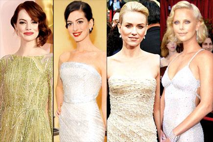 A look at memorable fashion statements at the Oscars