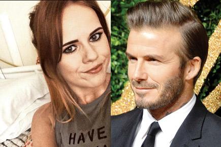 David Beckham sends touching video message to terminally ill Man Utd fan Chloe David Beckham and Chloe Hopkins