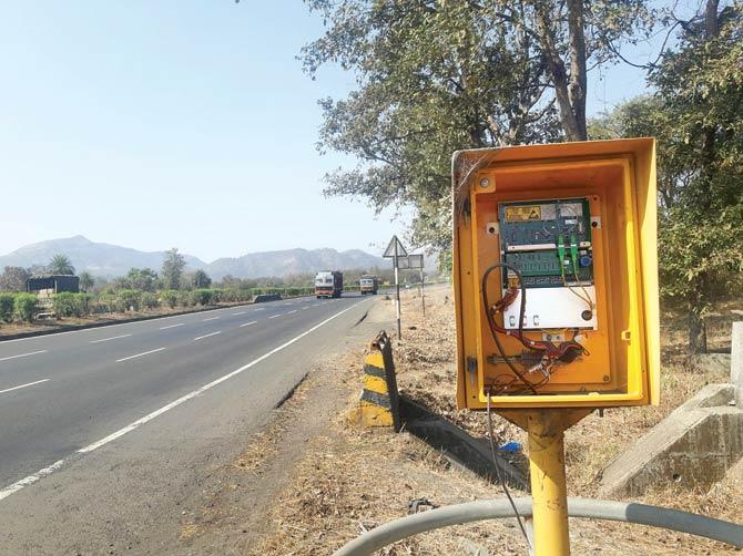 A majority of the SOS booths installed along the Mumbai-Ahmedabad Highway are inactive as the phones have been ripped out