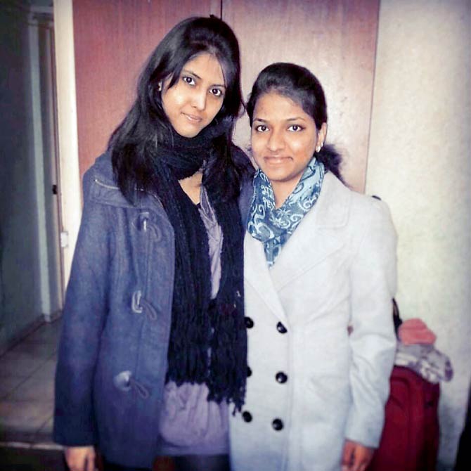 Karishma (left) and Pooja
