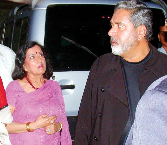 Lalitha and Vijay Mallya