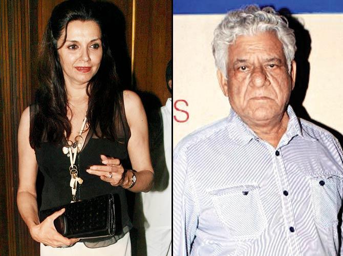 Lillette Dubey and Om Puri