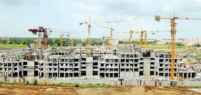 3,755 of the flats are located in Virar, in MHADA housing complexes like this one. File pic