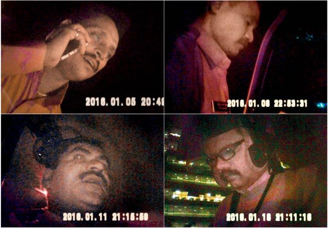 These 4 policemen were caught on camera harassing mid-day reporters as they were chatting in cars in isolated spots