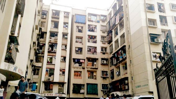 The woman was a resident of Rizwan building. She lived with her husband Rasheed in a ground-floor flat