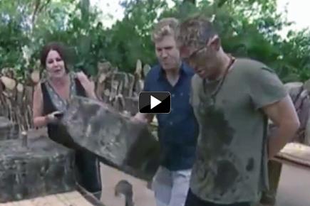 Watch Video: Shane Warne bitten on head by anaconda