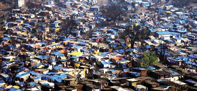 According to the 2011 Census, over 60 per cent of Mumbai’s population lives in slums. File pic
