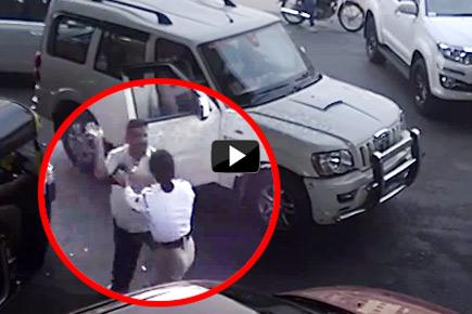 Caught on camera: Shiv Sena worker assaults, molests woman cop in Thane