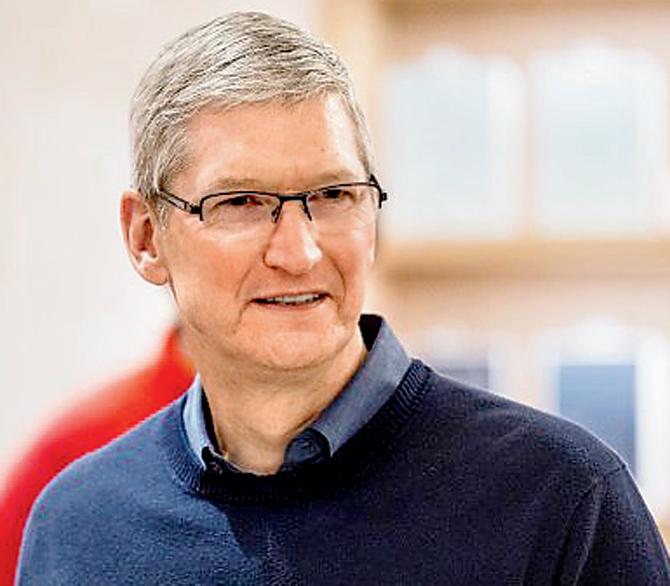 Tim Cook. Pic/Getty Image