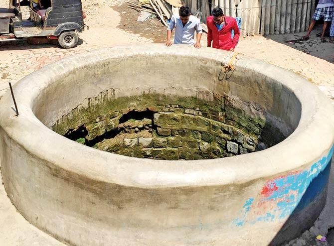 Locals found the infant in this well and informed the police
