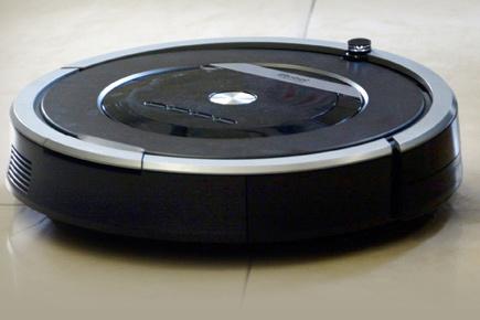 Multi-task: The iRobot 800 lets you clean your home while having tea