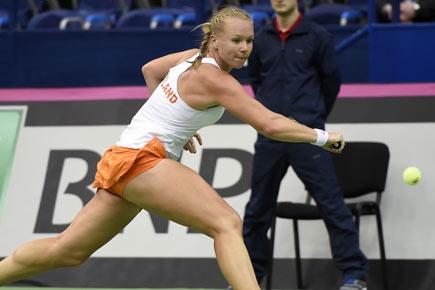 Netherlands stun Russia in Fed Cup to enter semifinals