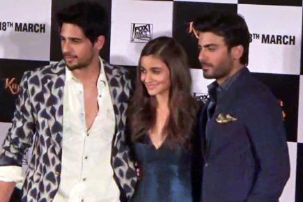 Sidharth, Alia and Fawad at the trailer launch of 'Kapoor & Sons'