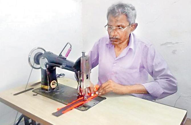 With the help of two Pune-based tailors, 1,200 collars are made every month