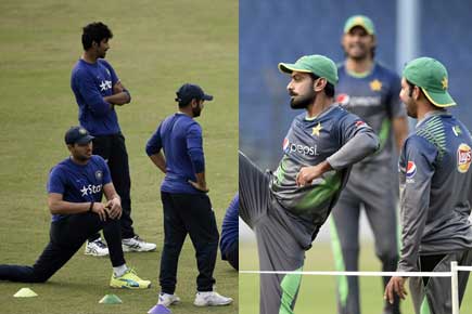 Asia Cup: No love lost between arch-rivals during nets as Dhoni, Nehra rest