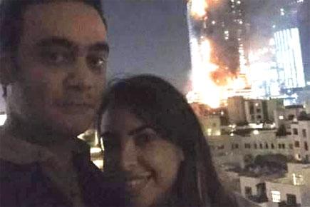 Twitter users slam couple who took selfie with burning Dubai hotel