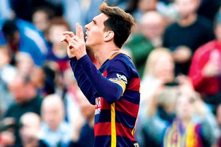 La Liga: Lionel Messi's hat-trick takes Barcelona on top