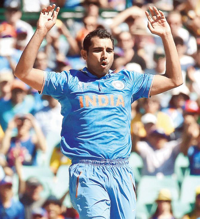 Mohammad Shami. Pic/AFP