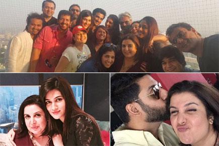 Selfies, smiles and more! Check out photos from Farah Khan's birthday lunch