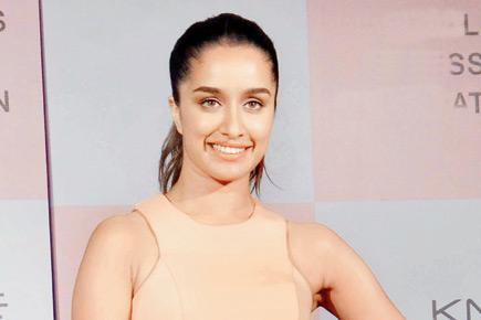 Pretty in peach! Shraddha Kapoor at a product launch