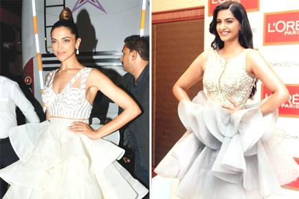 Deepika Padukone wears an outfit similar to Sonam Kapoor's