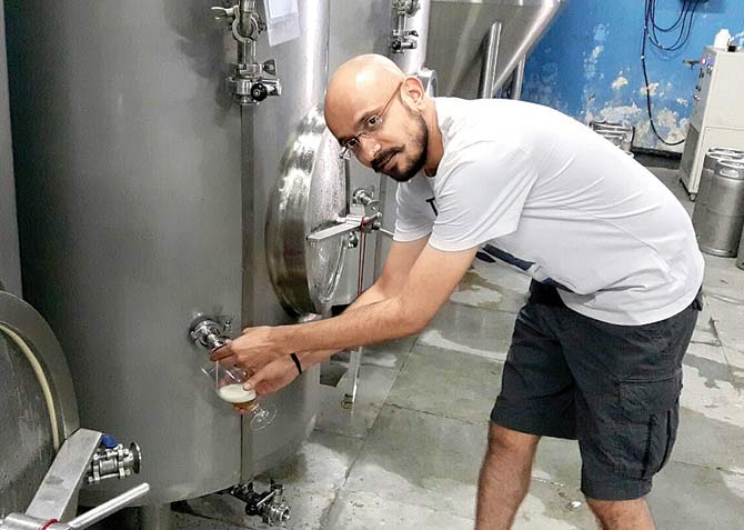 Pratik Bavishi brew a beer called Kaapi