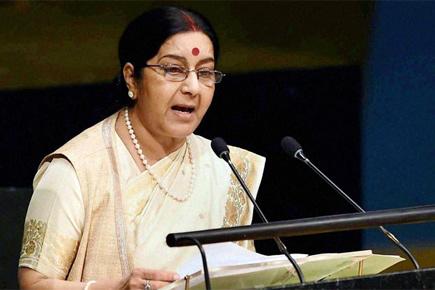 India for enhanced political, economic engagement with Palestine: Sushma Swaraj