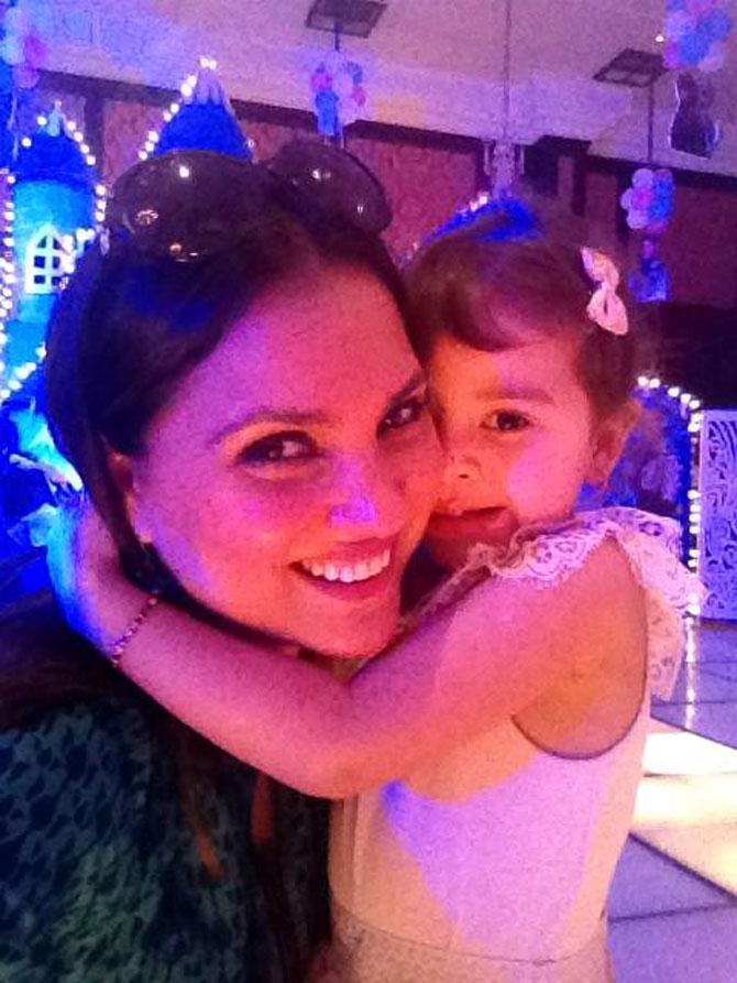 Lara Dutta celebrates daughter Saira
