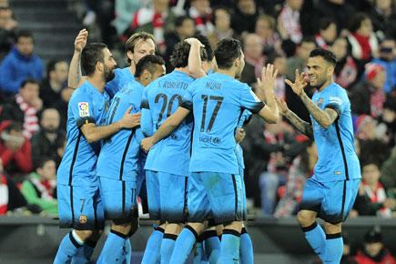 Barcelona take 2-1 lead against Bilbao in King's Cup quarters
