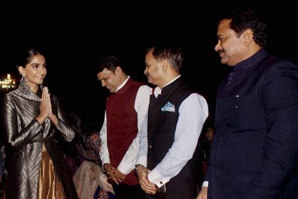 Sonam Kapoor meets Maharashtra CM Devendra Fadnavis