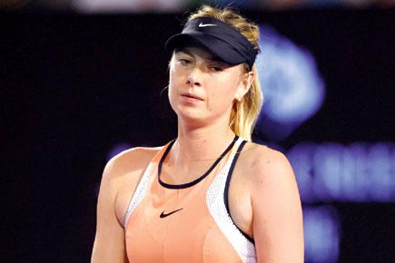 Maria Sharapova stretched in her 600th career win