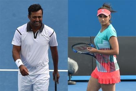 French Open: Sania, Leander in mixed doubles semis