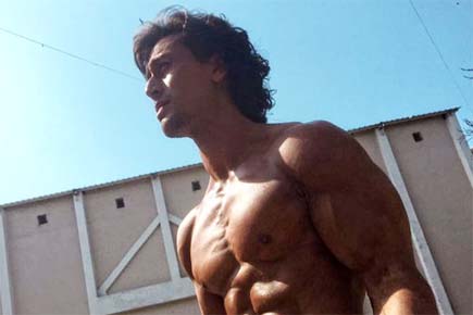 Tiger Shroff sweats it out for 'Baaghi'
